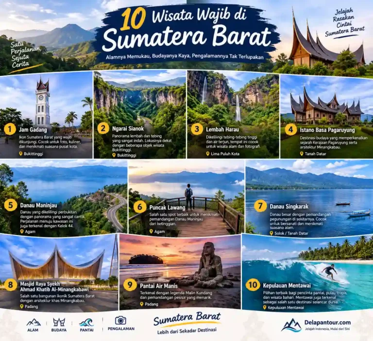 10 Wisata Wajib di Sumatera Barat untuk Liburan Berkesan