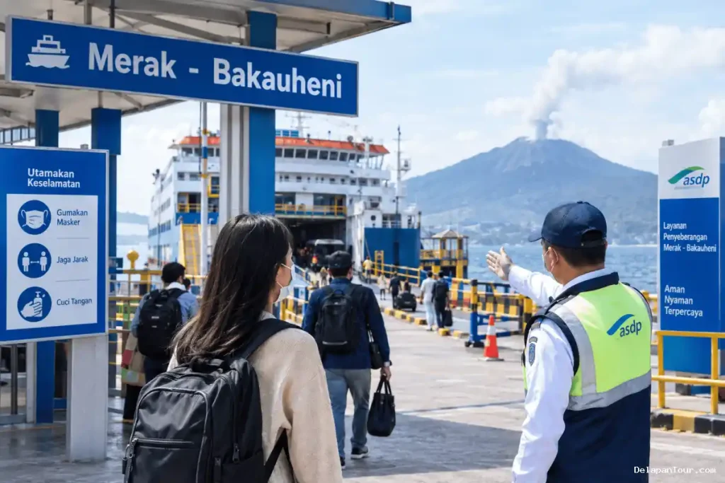 Cara Tetap Aman Menyeberang Merak-Bakauheni Saat Aktivitas Gunung Anak Krakatau Meningkat