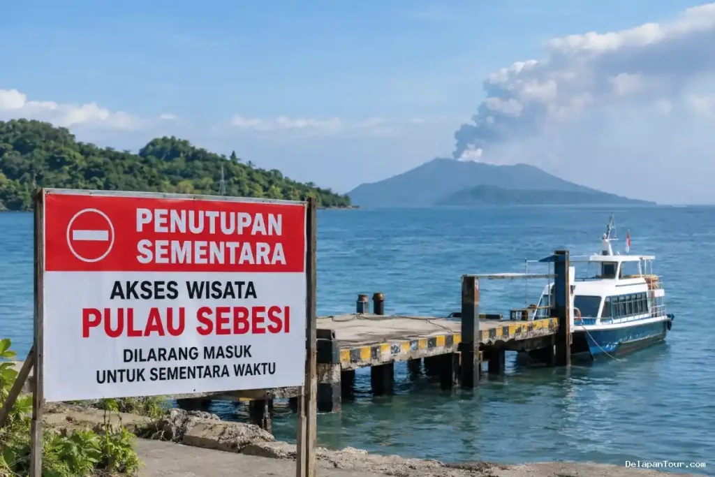 Wisata Pulau Sebesi Ditutup Sementara Imbas Erupsi Anak Krakatau
