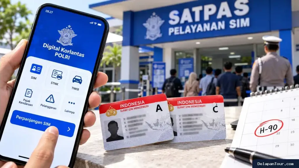Perpanjang SIM Bisa H-90, Ini Syarat dan Cara Lewat Digital Korlantas