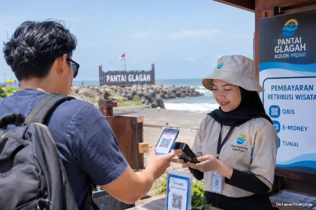 Retribusi Wisata Kulon Progo Mulai Pakai Sistem Digital, Kunjungan Dipantau Real Time